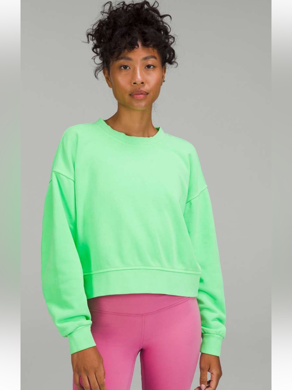 Lululemon Perfectly Oversized Cropped Crew